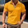 Men's Casual Polo Shirt Collar Versatile T-shirt Top
