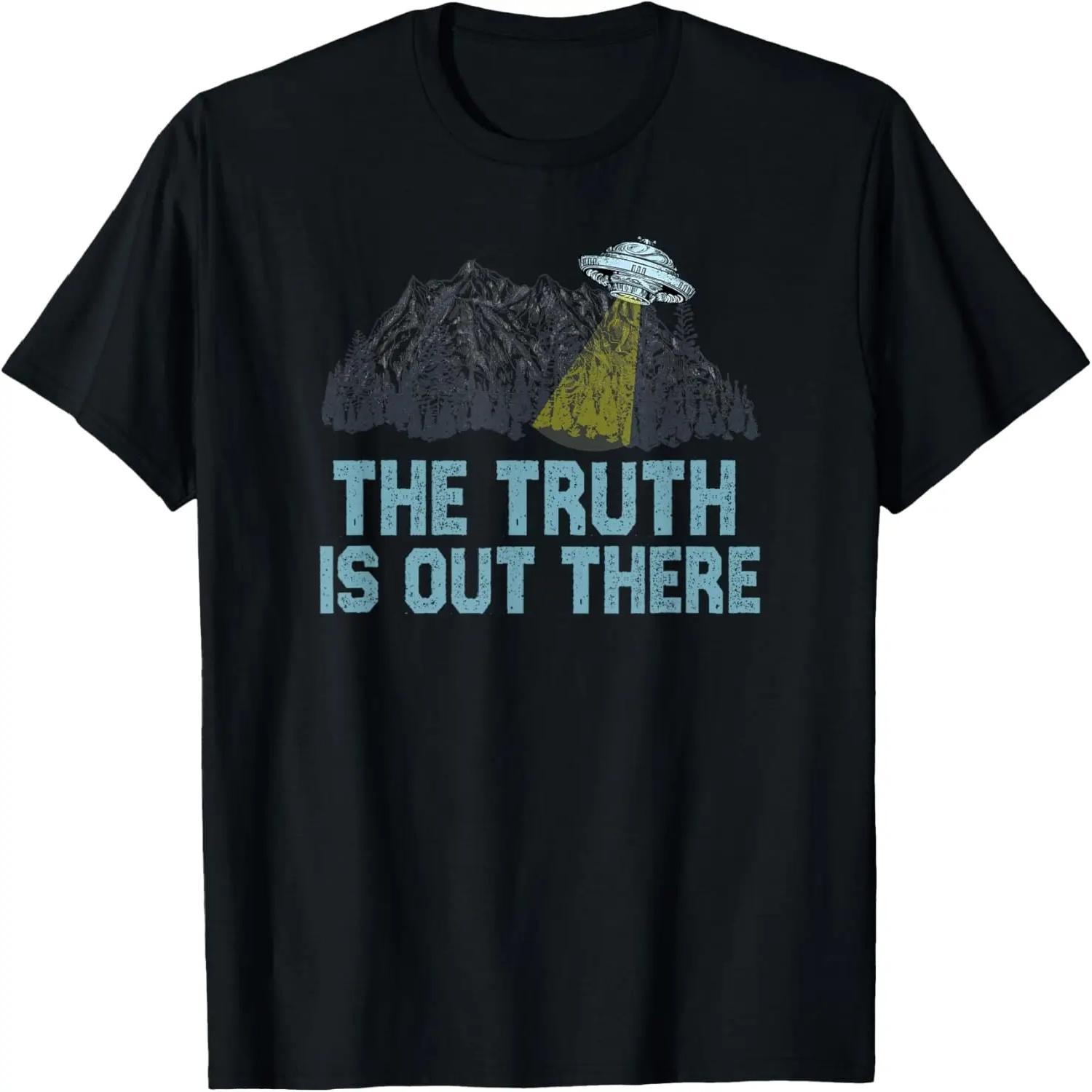 

Truth is Out There ufo alien space graphic for sci-fi geek T-Shirt S чёрный