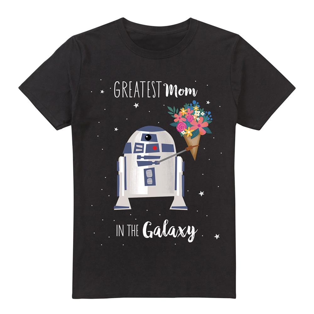 Star Wars Mother s Day Greatest Mom in the Galaxy T-Shirt Black L