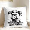 NIU Lai Chinese Cow Internet Viral Meme Pillow Case  Fashion Pillow Cover Design Pillowcases For Couch Sofa Bedroom