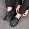 Men'S Leather Shoes Black Shoes Business Formal Wear Shoes JZ-19806