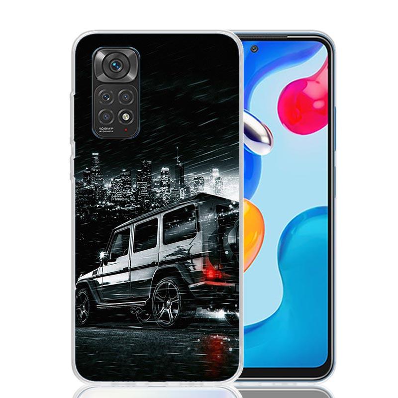 Sport Car C63 E63 S63 G63 Phone Case For Xiaomi Redmi Note 13 14 15 Pro Plus 12S 12 14S 11S 11E 10 10S 11 11T 5G 4G Cover Coque