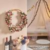 2 Pcs Garland, Artificial Rose Vine Flowers , Anniversary Wedding Birthday Christmas Wall Arch Decor  Wall Room Decor Aesthetic