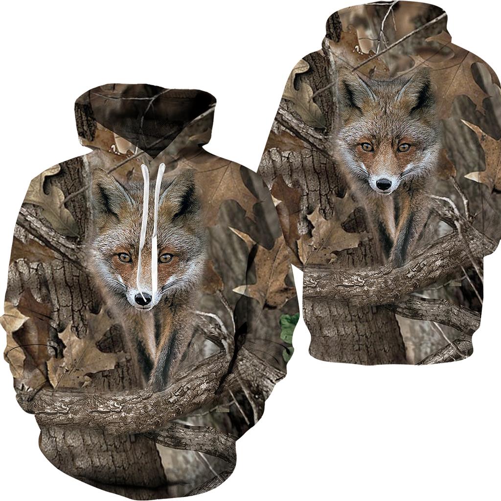 Hoodies 3D Print  Camouflage Animal Elk Wild Boar Boy Girl Casual Fashion Sweatshirts Oversized Hoodie Kids Pullovers Tracksuits