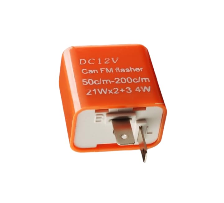 

Oattun Motorcycle Turn Signal Relay 2 Pin LED Little Cab Relay Bike Light Power оранжевый