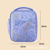 Insulated Lunch Bag Students With Gradient Print Foil Lining Foldable Design 7L Capacity Handheld Style