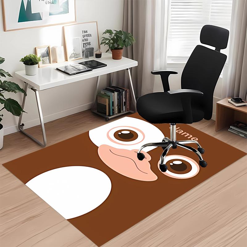 Custom Name Gremlins Printed Carpet, for Office Chair Living Room Bedroom Kitchen Room Decor Gifts.