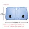 Reflective Fabric Solar Fan Window Sun Protection Device  Summer Hot Selling