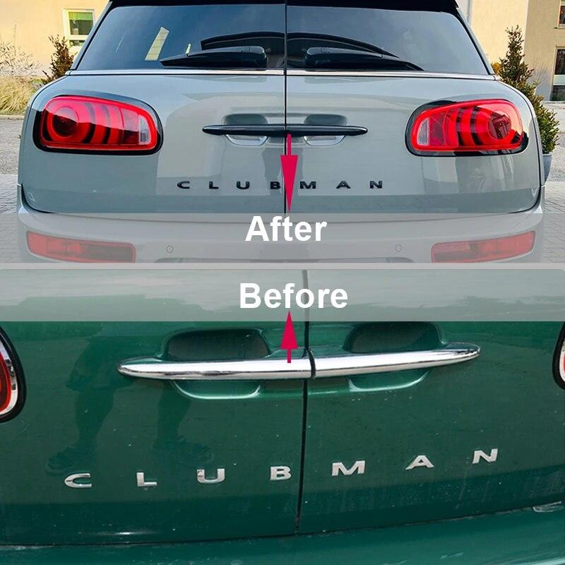 Pro MINI One Cooper S D JCW F54 Clubman 2015-2023 Černá ozdobná krytka kliky dveří exteriéru Příslušenství pro styling auta