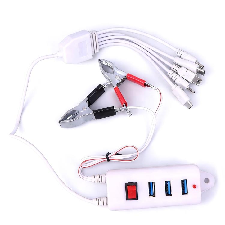 

Efficient USB Clip Charging Adapter with Intelligent Recognition 3 Ports Simultaneous Charging for Various Devices 1