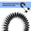 Bendable Spring UHD2.1 Cable Supports 8K 60Hz Aluminum Foil Shielding Extension Wire for Monitors Displays