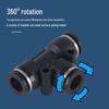 HUANGCHAO PE8 T-Type Quick Connect Air Fitting
