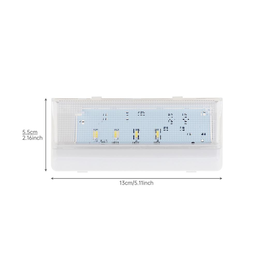 Kühlschrank LED Licht Ersatz W10515057 Kompatibel Inklusive Kunststoffabdeckung Lange Lebensdauer Einfache Installation