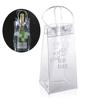 Portable PVC Ice Bag Transparent Foldable Wine Bottle Freezer Bag Leakproof Chiller Drink Bottle Cooler Outdoor Camping