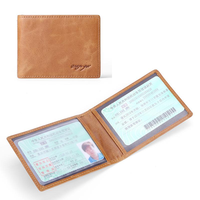 

Ретро воскова шкіра для водійського посвідчення, шкіряний чохол, сумка для водійського посвідчення з натуральної шкіри, книжка для водійського посвідчення з коров ячої шкіри, ультратонкий картхолдер