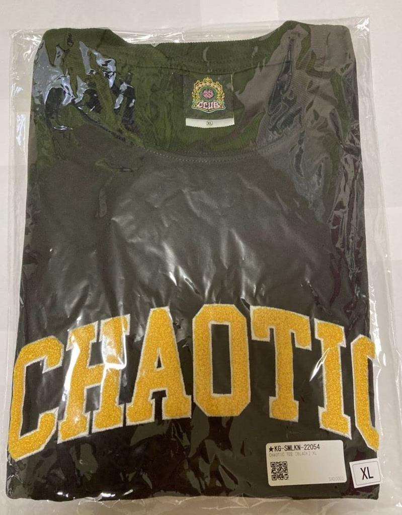 KING GNU Live Tour 2022 CLUB GNU EDITION Merchandise CHAOTIC T-shirt XL (Black)