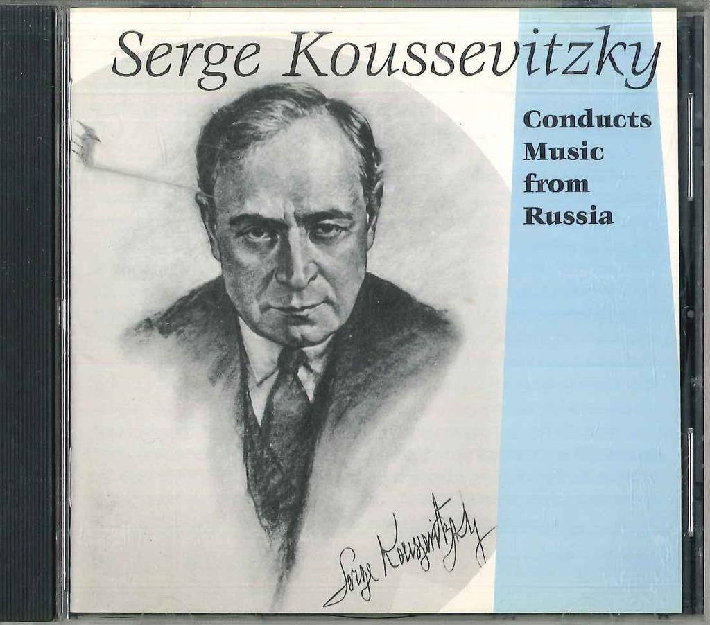 CD SERGE KOUSSEVITZKY - Conducts Music From Russia CD981 NOT ON LABEL Non Japan Classical Used