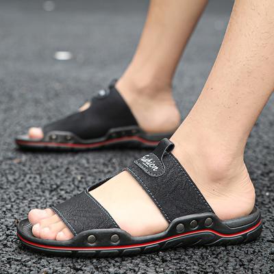 Mode Herren Sommer Sandalen Jugend Hausschuhe Herren Design Außen Dicksohlige Sandalen Hochwertige Hausschuhe Rutschfeste Herrenschuhe große Größe 48 49