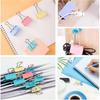 120 Pcs Small Binder Clips Assorted Colored, 0.75in/19mm Mini Binder Paper Clips, Paper Clamps for Office Supplies, Home, School,Business Document