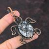 Pinolith Jasper Pendant Copper Wire Wrapped Pendant Handmade Tortoise Pendant Copper Wire Jewelry Gemstone Pendant For Gift Designer Jewelry