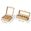 Dustproof Jewelry Organizer Wooden Tea Box Holder Tea Bag Storage Boxes  Kitchen Bar