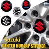 4pcs 56mm 60mm Car Wheel Center Hub Cap Badge Logo Sticker For SX4 SWIFT Alto Liane Grand Vitara Jimny S-Cross Samurai SV