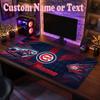 Chicago Cubs Customized Name Text Mouse Pad, Large Desk Mouse Mat Personalized Home Office Present