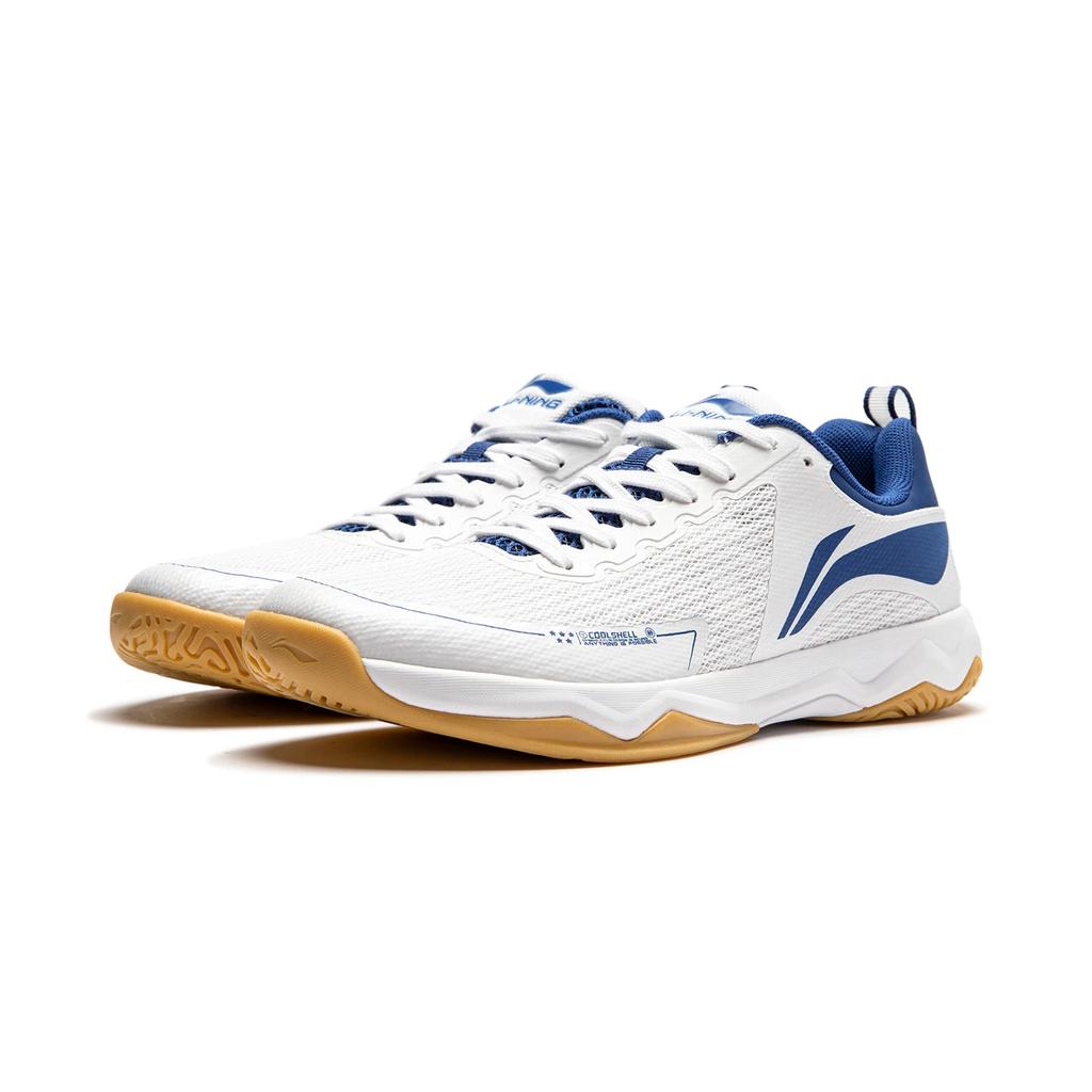 Li-Ning Comfortable Versatile Shock Absorbing Non-Slip Low-Top Training Shoes Unisex Sneakers White Blue APTU003-3