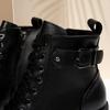 Fashion High Heels Platform Booties Women's Single Boots Fall/Winter 2025 New Block Heel Platform