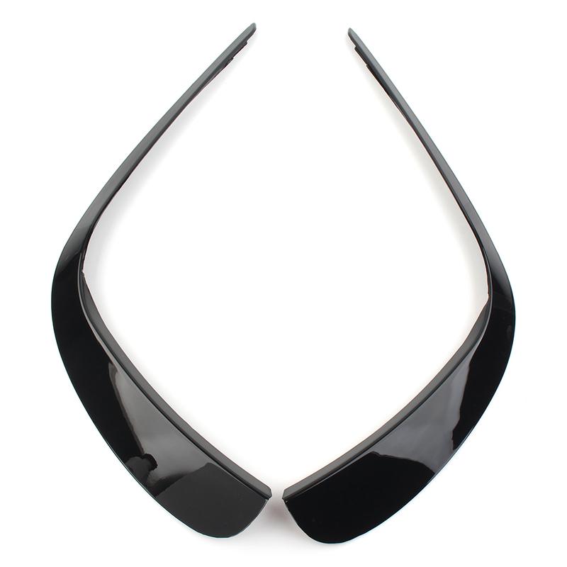 2pcs Car Front Bumper Lip Splitter Spoiler Decoration Trim Cover For Mercedes Benz E-Class W213 E260 E300 E53