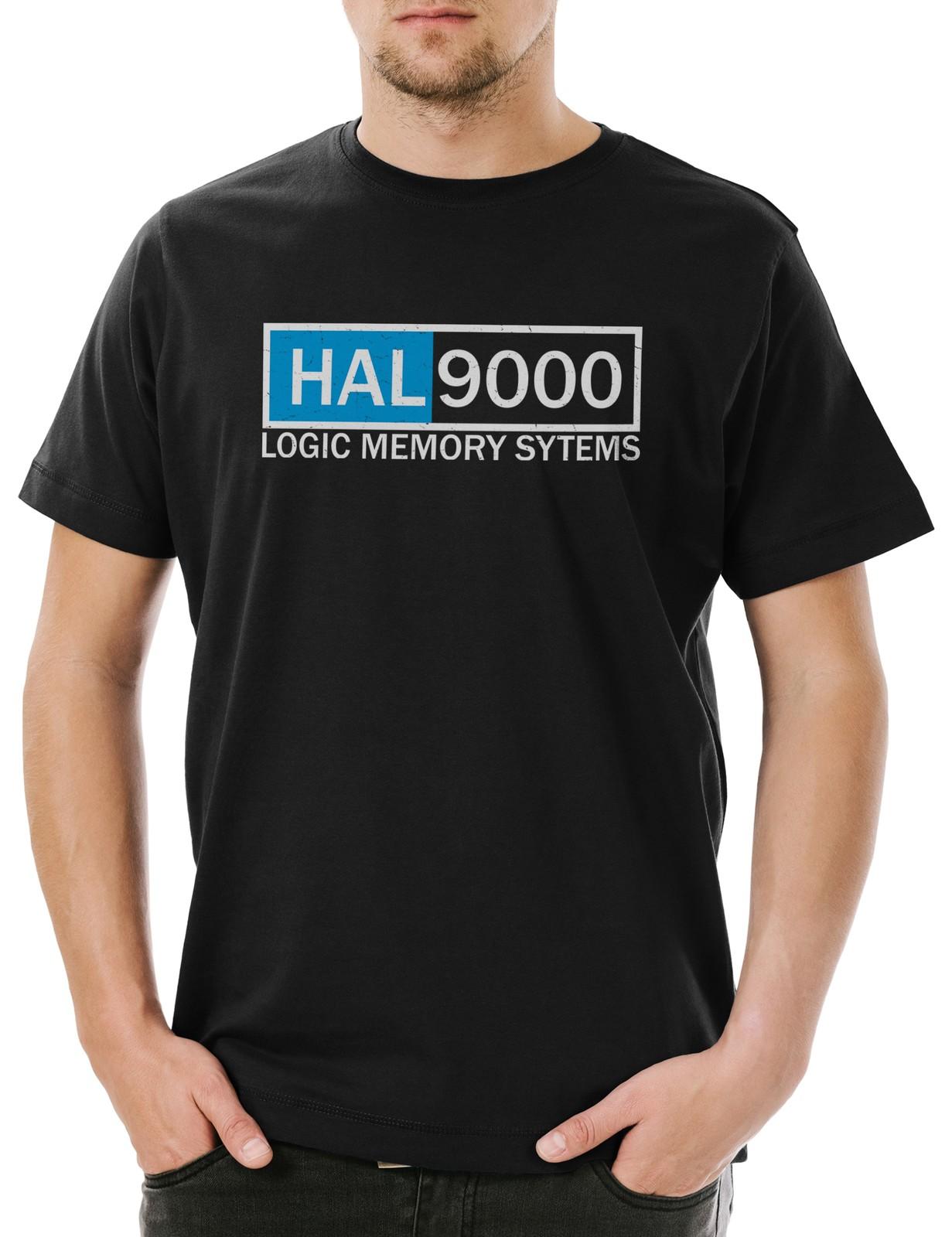 

HAL9000 Herren T-Shirt Mens Womens Tees Top Space Odyssey 2001 Odyssee Weltraum 2010 Logic Memory 3XL