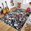 3D Rug Realistic Pebbles Floor Mat Live Room Bedroom Easy To Clean Rugs Children's Play Mat Home Decor Carpet Table Chair Mat