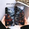 Moonlight Fairy Trail For Samsung Galaxy S20 S21 S22 S23 Plus S24 FE S25 Ultra S26 Edge S25+ S20+ S22+ Black Glass Phone Case