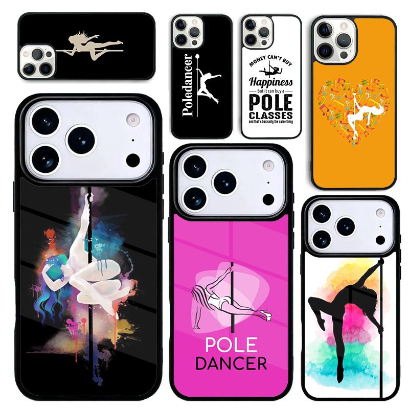Capa Case for iPhone 17 Air 16 Pro Max 15 Plus 11 13 Mini 14 12 Back Phone Cover Pole Dancer Dancing