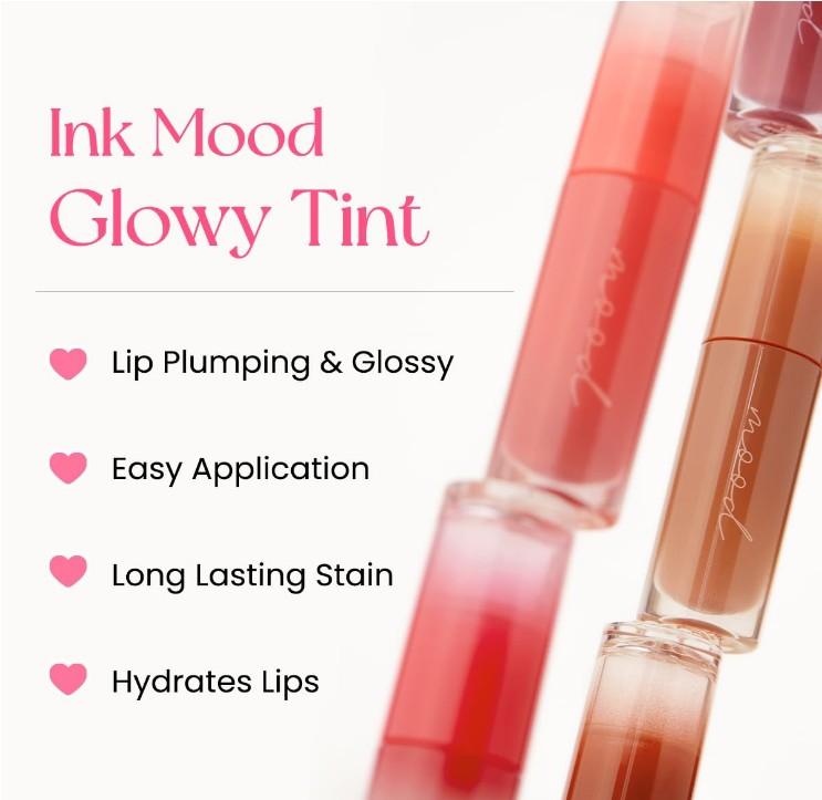 Peripera Ink Mood Glowy Tint - 03 ROSE IN MIND