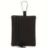1pc Men's Simple Camping, Mountain Climbing And Fishing Coin Storage Zipper Card Holder, Key Earphones Small Wallet