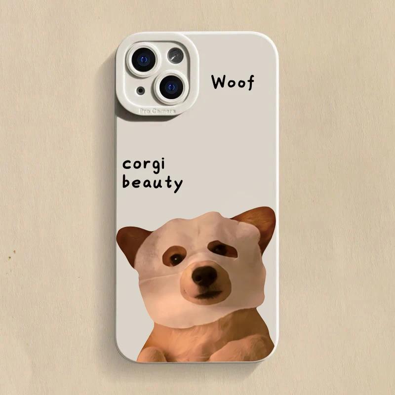 Beauty Pet Dog Cat Silicone Phone Case For Samsung Galaxy S23 Ultra S22 Plus S21 S20 FE A14 A34 A54 A13 A23 A33 A52 A72 Cover
