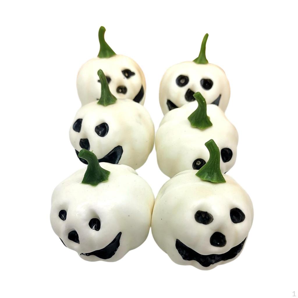 Artificial Pumpkins Plant Model Halloween Ornaments Handmade Foam Props for Autumn Christmas