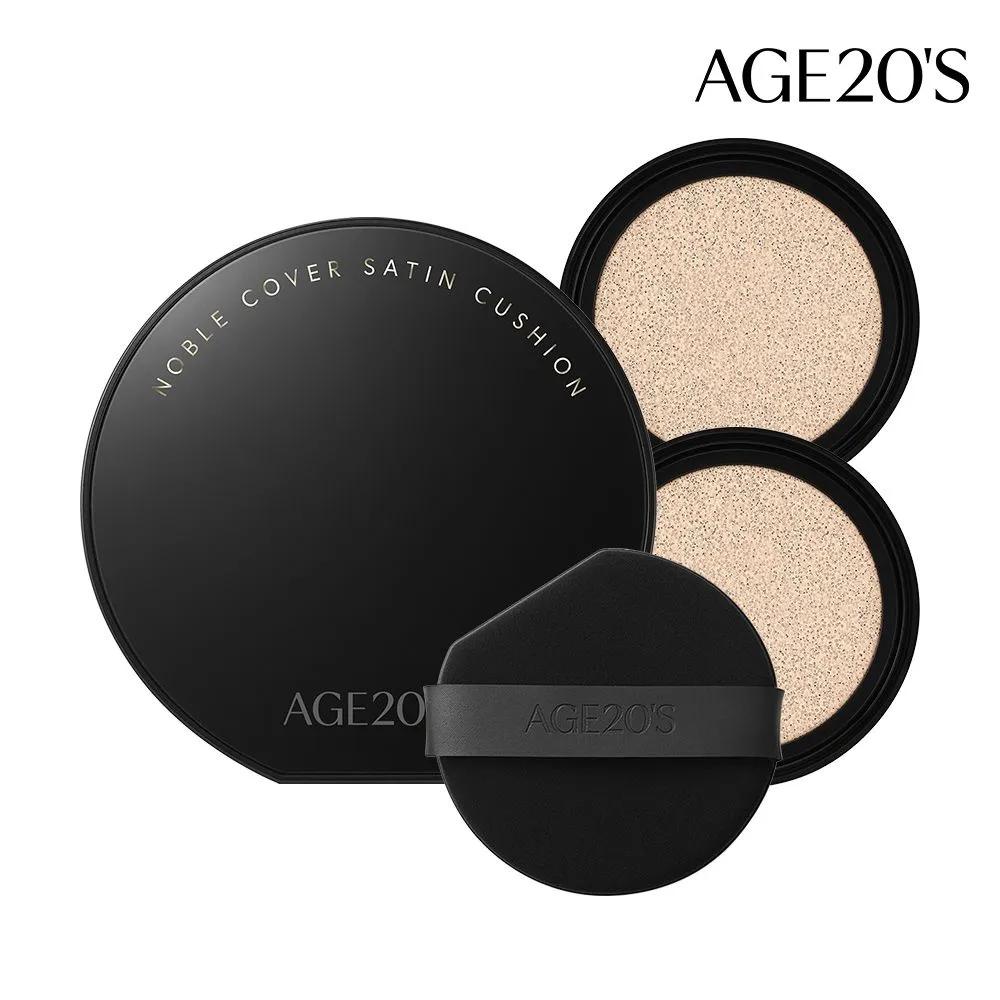 

Age 20 s Noble Cover Satin Cushion (Case + 2 Refills) No. 01.21