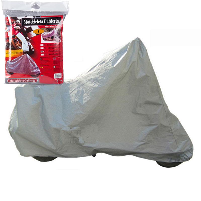 Waterproof Proof Dust Uv Sun Rain Snow Full Motorcycle Cover Scooter Coat Bike