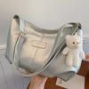 Trendy Black Tote Bag For Women Large Capacity Stylish Spring Fashion Shoulder Bag
