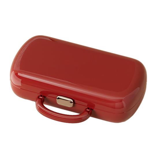 

Портативний швейний набір 16 кольорів ниток, голок, ножиць, наперстка, сантиметрової стрічки, нитковдівач. Набір швейних приладдя в коробці для подорожей, домашнього ремонту, рукоділля. червоний