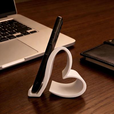 Herz-Handyhalter 3D-gedruckter Handyhalter in Herzform für Smartphones, Tablets, Kindles Romantisches Schreibtischaccessoire für Zuhause, Büro, Nachttisch
