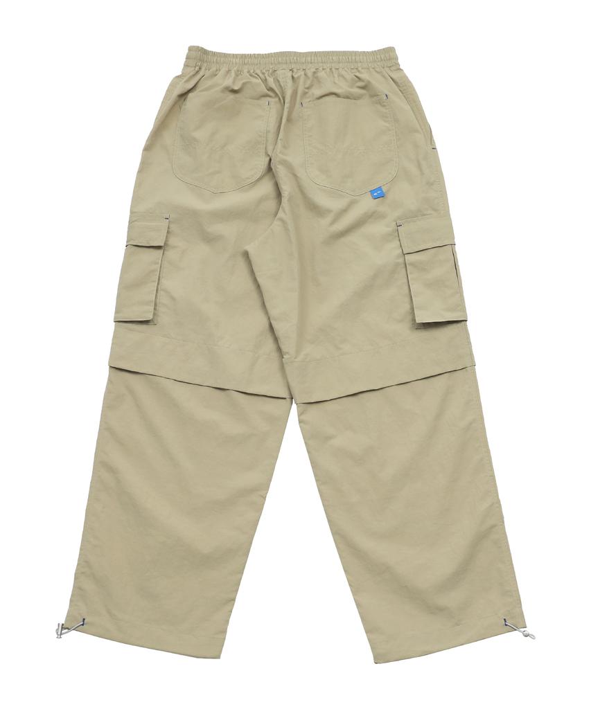 CANVARTS Aero Twill Cargo Wide Pants (Beige)