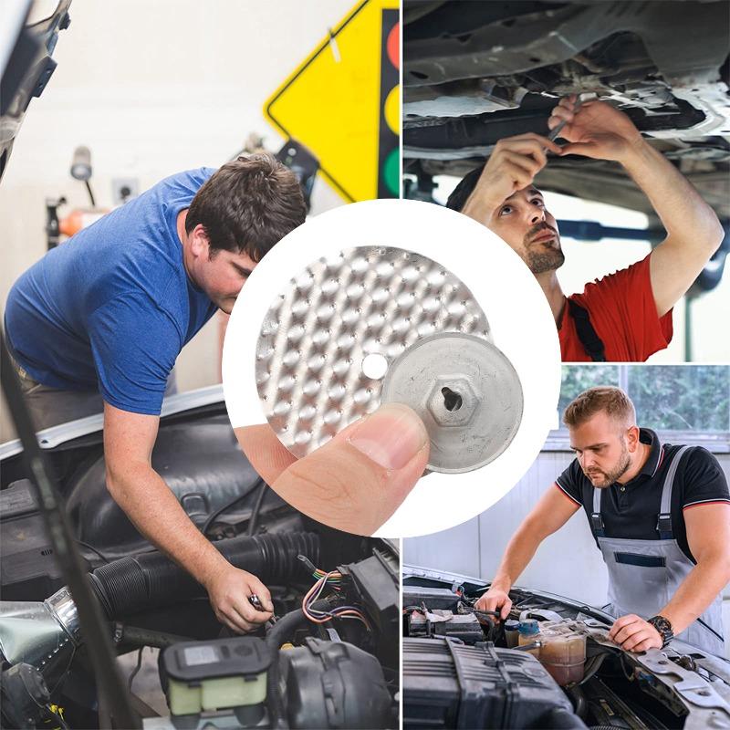 Nut for BMW Series Engine Gear BoxesTransaxle Cover Plate Heat Shield Gasket Attachment Repair Kit Fastening Washer Nut Spacer