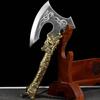 New High-quality Hand-forged Dragon Head and Flame Tactical Hand Axe Metal Handle for Outdoor Survival Emergency Equipment
