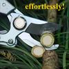 1PC Easy-Cut Garden Shears with Spring Action, Comfort Grip & Precision Sharp Blades for Effortless Branch Trimming