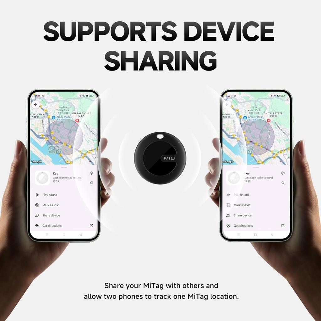 Smart Tag Works With Android Google Find Hub Alternative to AirTag MiLi MiTag GPS Tracker Tag Item Finder Bluetooth Locator