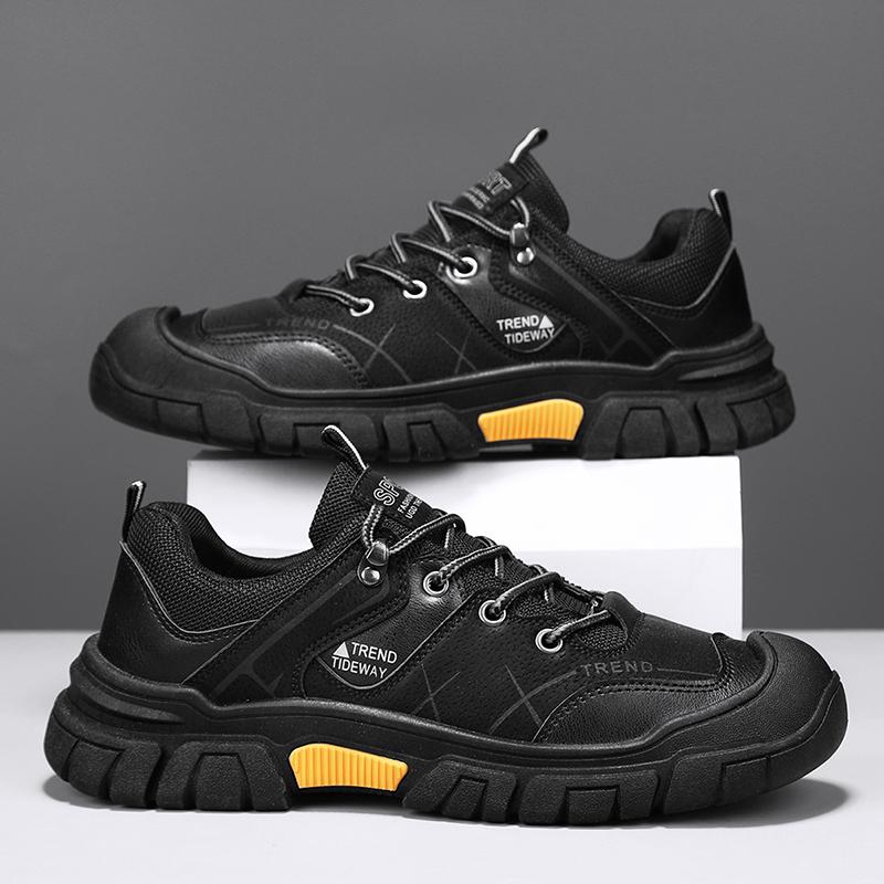 Mountaineering Autumn and Winter Sports Leisure Work Wear-resistant Height-increasing Labor Insurance Shoes
