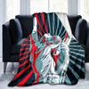 1PC Musical Elements Printed Blanket, All Season Lightweight Home Office Outdoor Nap Multifunctional Blanket A10
